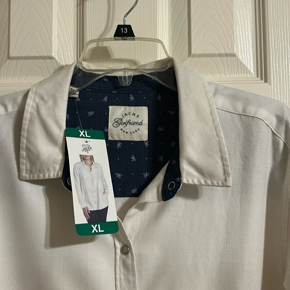 Jachs Girlfriend soft flannel shirt, size XL - Picture 3 of 9